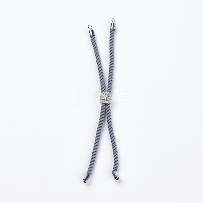 Nylon Twisted Cord Bracelet Making MAK-F018-07P-RS-1
