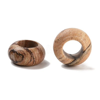 Natural Picture Jasper Beads G-C134-02C-1