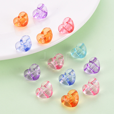 1-Hole Transparent Acrylic Buttons TACR-S154-53B-1