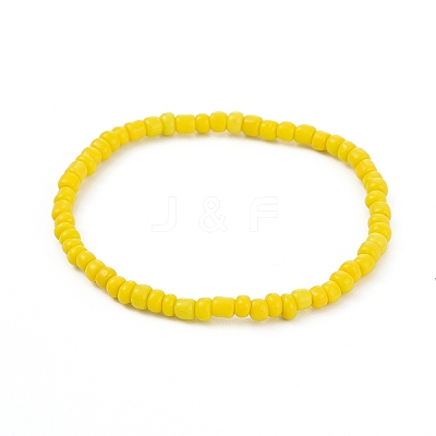 Glass Seed Beads Stretch Bracelets BJEW-JB06291-01-1