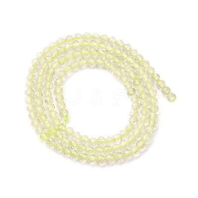 Natural Lemon Quartz(Heated) Beads Strands G-B142-A03-3mm-1