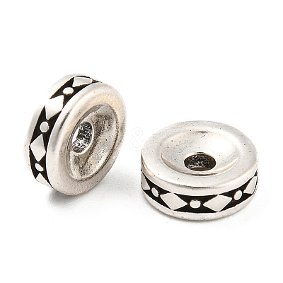Rack Plating Eco-Friendly Brass Beads KK-M258-01AS-1