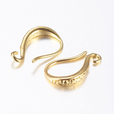 Brass Earring Hooks KK-K197-62G-1
