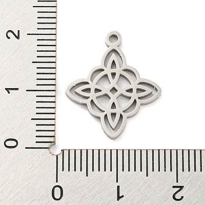 Non-Tarnish 304 Stainless Steel Pendants STAS-P330-04P-1