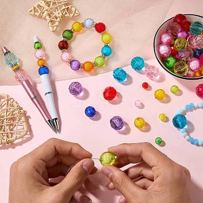 185G Transparent Acrylic Beads OACR-SZ0001-62-1
