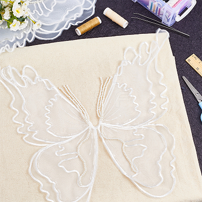 Polyester & Cotton Embroidery Sew On Clothing Patches PATC-WH20004-04B-02-1