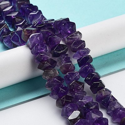 Natural Amethyst Beads Strands G-D091-A10-1