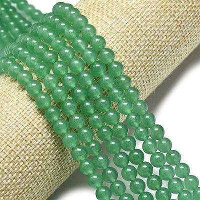 Natural Malaysia Jade Beads Strands G-L645-C01-4mm-13-1
