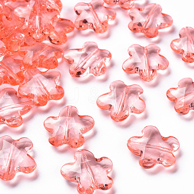 Transparent Acrylic Beads TACR-S154-32B-52-1