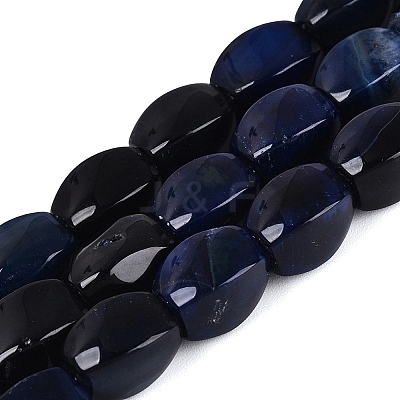 Natural Agate Beads Strands G-Q606-79-1