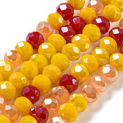 Glass Beads Strands EGLA-A034-M4mm-22-1