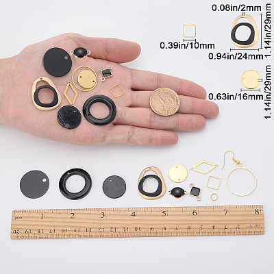 DIY Dangle Earring Making Kits DIY-SC0013-18G-1