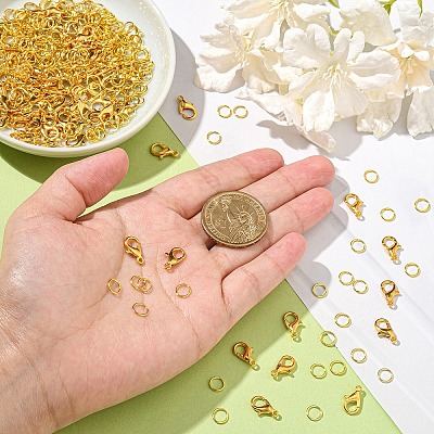 200Pcs Zinc Alloy Lobster Claw Clasps DIY-YW0010-30-1