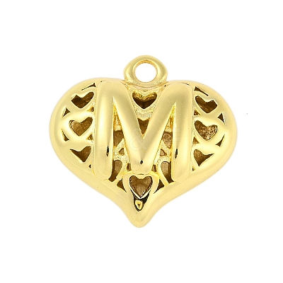 Hollow Brass Pendants for Valentine's Day KK-M289-03M-G-1
