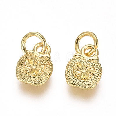 Electroplated Alloy Charms PALLOY-G267-12G-1