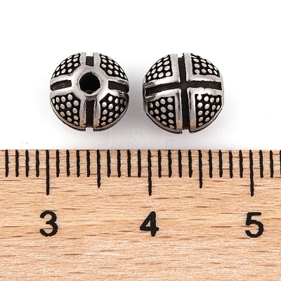 304 Stainless Steel Beads STAS-G334-02AS-1