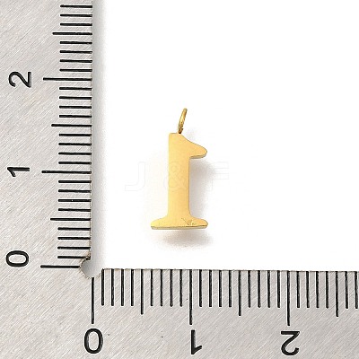Ion Plating(IP) 304 Stainless Steel Micro Pave Cubic Zirconia Pendants STAS-H228-01G-01-1