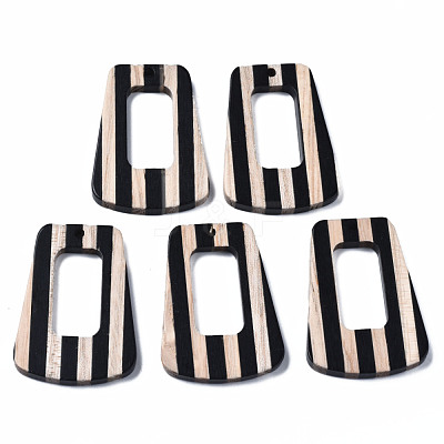 Resin & Wood Pendants RESI-N025-013A-B02-1