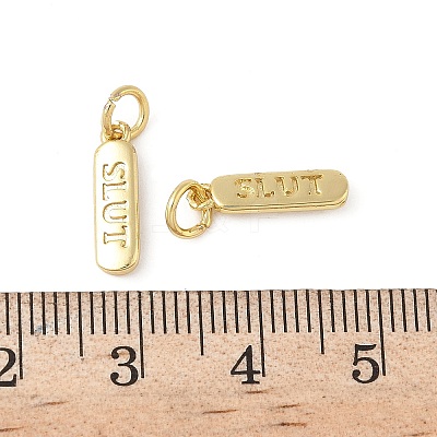 Brass Pendants X-KK-L245-01G-04-1