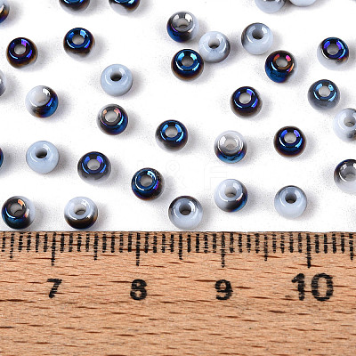 6/0 Half Plated Glass Beads SEED-N008-04D-1