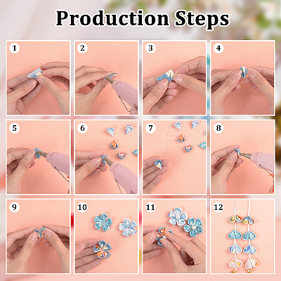 2 Sets Cotton Cut Cloth Fabrics DIY-OC0012-95-1