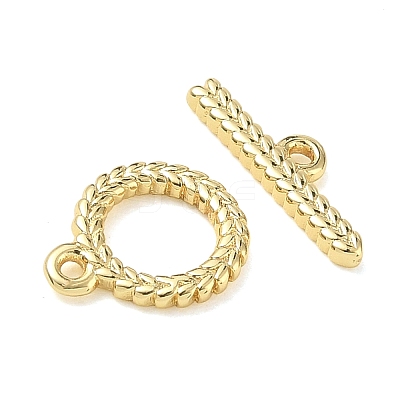 Brass Toggle Clasps KK-CBA42CA-01A-G-1