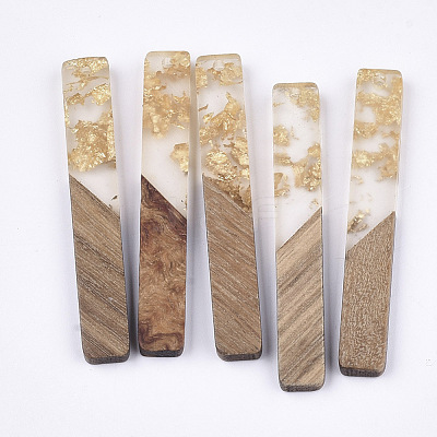 Resin & Walnut Wood Big Pendants RESI-S358-39H-1