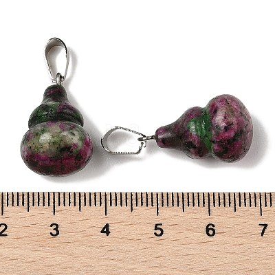 Dyed Natural Marble Pendants G-B127-03P-11-1