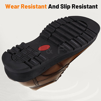 Anti Skid Rubber Shoes Bottom Heel Sole AJEW-WH0816-075-1