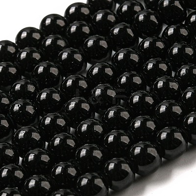 Painted Glass Bead Strands DGLA-S071-6mm-90-1