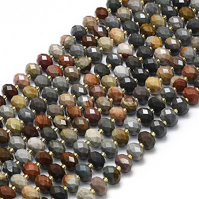 Natural Ocean Jasper Beads Strands G-P573-A25-01-1