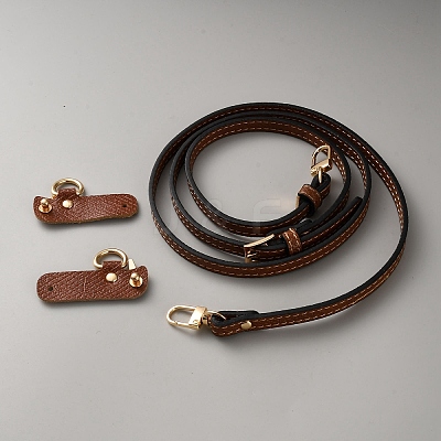 Flat PU Leather Webbing Bag Straps FIND-WH0176-31G-1