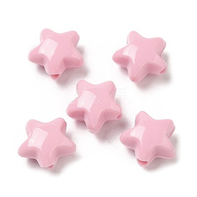 Opaque Acrylic Beads OACR-C016-30C-1
