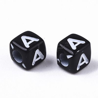 Opaque Acrylic Beads SACR-N002-01A-1