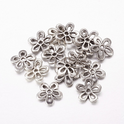 Tibetan Style Alloy Bead Caps LF1438Y-1