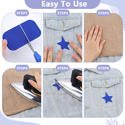 18Pcs Embroider Thread Iron on/Sew On Patches PATC-WH0023-91-1