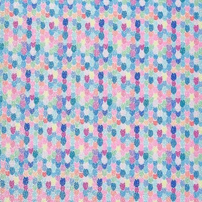 Mermaid Fish Scale Pattern PU Leather Fabric AJEW-WH0149C-04-1