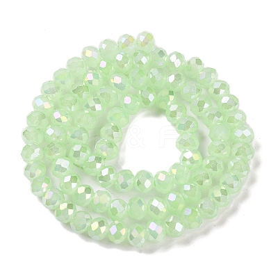 Baking Electroplate Glass Beads Strands LS-DGLA-A039-J10mm-B10-1