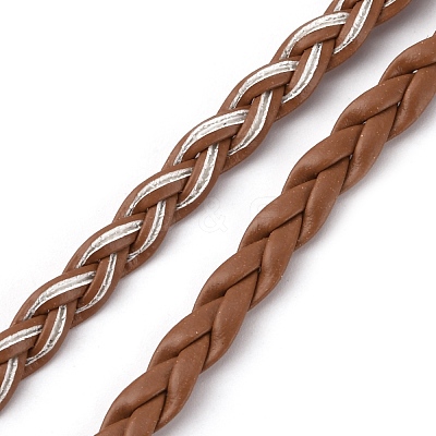 3-Ply PU Leather Braided Cord LC-WH0007-05-1