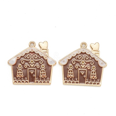 Alloy Enamel Pendants ENAM-E569-10-1