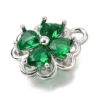 Brass Micro Pave Cubic Zirconia Pendants LS-KK-D385-01P-02-1
