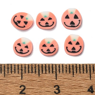 Halloween Theme Handmade Polymer Clay Cabochons CLAY-M005-22-1