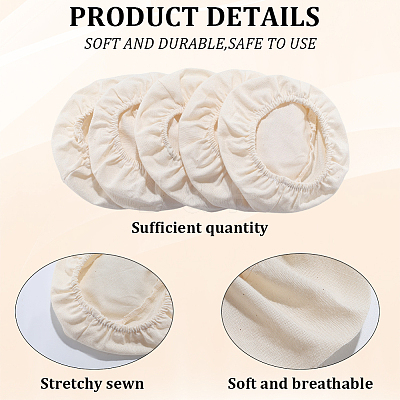 Reusable Fabric Bread Fermentation Cover AJEW-WH20070-031F-1