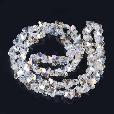 Electroplate Glass Beads X-EGLA-Q091-14mm-B19-1