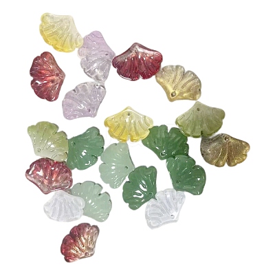 Transparent Handmade Lampwork Beads LA-CBA5F4F-02-1
