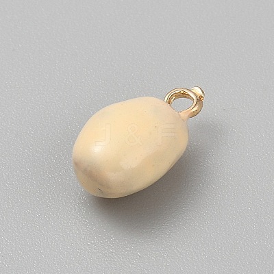 Alloy Enamel Pendants FIND-CJC0024-48B-1