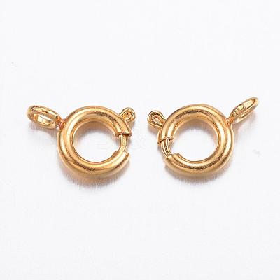 Ion Plating(IP) 304 Stainless Steel Spring Ring Clasps STAS-P163-16G-1