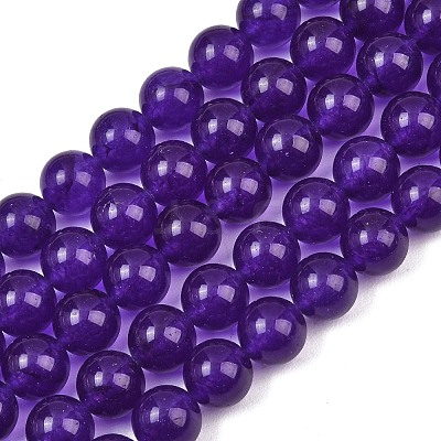 Dyed Natural White Jade Beads Strands GG-CBAD029-A02-10mm-1