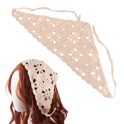 Polyester Triangle Headscarf OHAR-TAC0002-03A-1