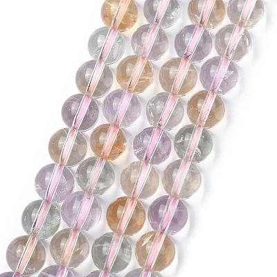 Natural Ametrine Beads Strands G-G462-8mm-06-1